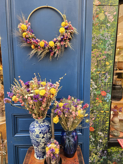 Cloche fleurs séchées le charlotte