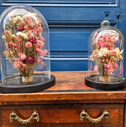 cloche fleurs sechees la trouvillaise